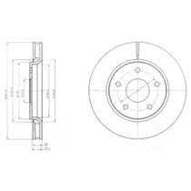 Диск гальмівний DELPHI BG4248