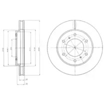 Диск тормозной DELPHI BG4257