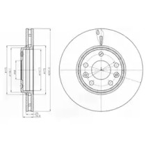 Диск тормозной DELPHI BG4264