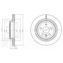 Диск тормозной DELPHI BG4270