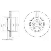 Диск тормозной DELPHI BG4277