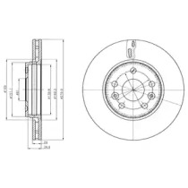 Диск тормозной DELPHI BG4317C