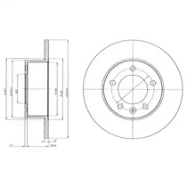 Диск тормозной DELPHI BG4320