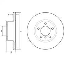 Диск тормозной DELPHI BG4645C