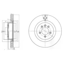 Тормозной диск DELPHI BG9007C