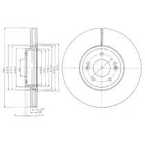Диск тормозной DELPHI BG9056
