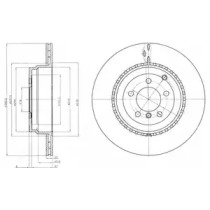 Диск тормозной DELPHI BG9080C