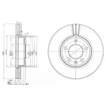 Диск тормозной DELPHI BG9891
