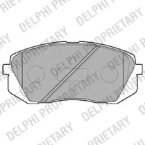 Комплект гальмівних колодок з 4 шт. дисків DELPHI LP2050