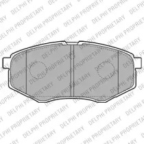 Комплект гальмівних колодок с 4 шт. дисків DELPHI LP2227
