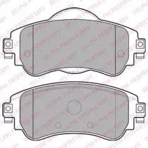 Комплект гальмівних колодок з 4 шт. дисків DELPHI LP2228