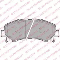 Комплект гальмівних колодок - дискові DELPHI LP2229