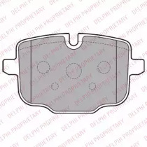 Комплект гальмівних колодок с 4 шт. дисків DELPHI LP2246