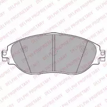 Комплект гальмівних колодок з 4 шт. дисків DELPHI LP2250