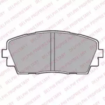 Комплект гальмівних колодок с 4 шт. дисків DELPHI LP2296
