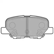 Комплект гальмівних колодок з 4 шт. дисків DELPHI LP2501
