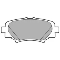 Комплект гальмівних колодок з 4 шт. дисків DELPHI LP2702