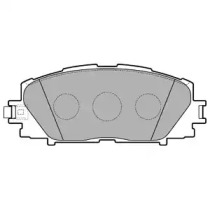 Комплект гальмівних колодок з 4 шт. дисків DELPHI LP3273