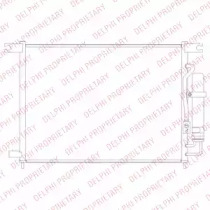 Радиатор кондиционера DELPHI TSP0225694