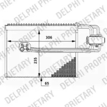 Випаровувач кондиціонера DELPHI TSP0525184