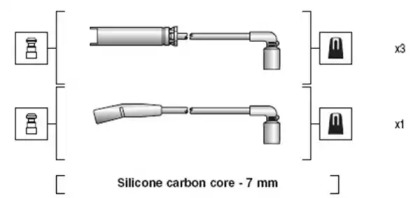 Комплект электропроводки MAGNETI MARELLI 941318111273