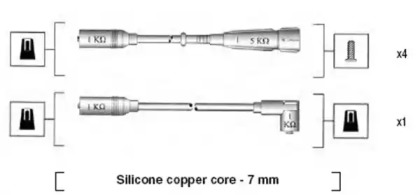 Комплект электропроводки MAGNETI MARELLI 941055040529