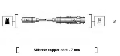 К-т проводів зажигания MAGNETI MARELLI 941175190760