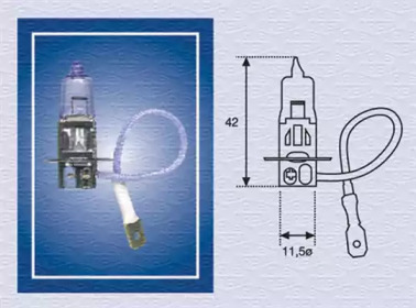 H3 24 Лампа накаливания (H3 24V 70W) MAGNETI MARELLI 002554100000