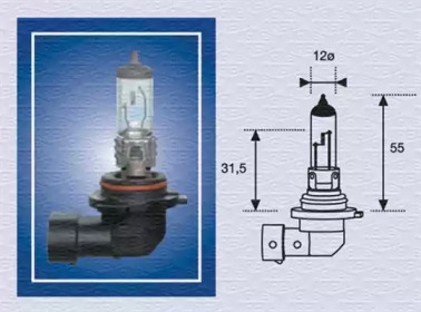 HB4 12 Лампа розжарювання (HB4 12V 51W) MAGNETI MARELLI 002577300000