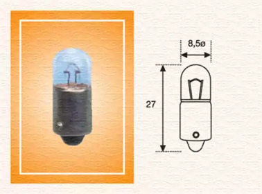 T4W 24 Лампа розжарювання (24V T4W) MAGNETI MARELLI 002894100000