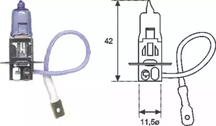 H3 12 Лампа накаливания (H3 12V 55W) MAGNETI MARELLI 002553100000