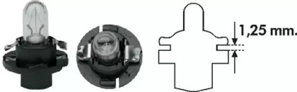 PBX4 1,2W 12 Лампа накаливания (12V 1,2W PBX4) MAGNETI MARELLI 002053000000