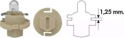 PBX4 1,5W 12 Лампа розжарювання (12V 1,5W PBX4) MAGNETI MARELLI 002053200000