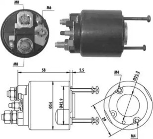 Втягуюче реле (РОЗПРОДАЖ) MAGNETI MARELLI 940113050064