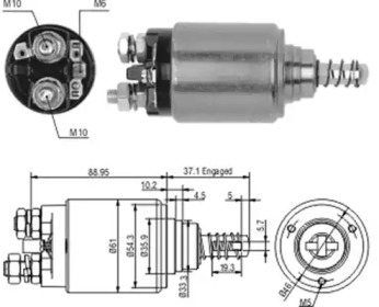 Реле стартера втягуююче MAGNETI MARELLI 940113050186