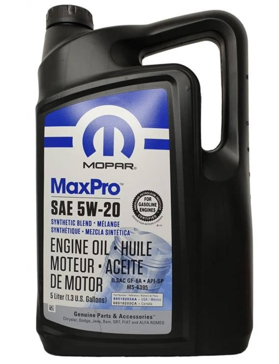 Mopar MaxPro 5W-20 5 л. 68518203AA