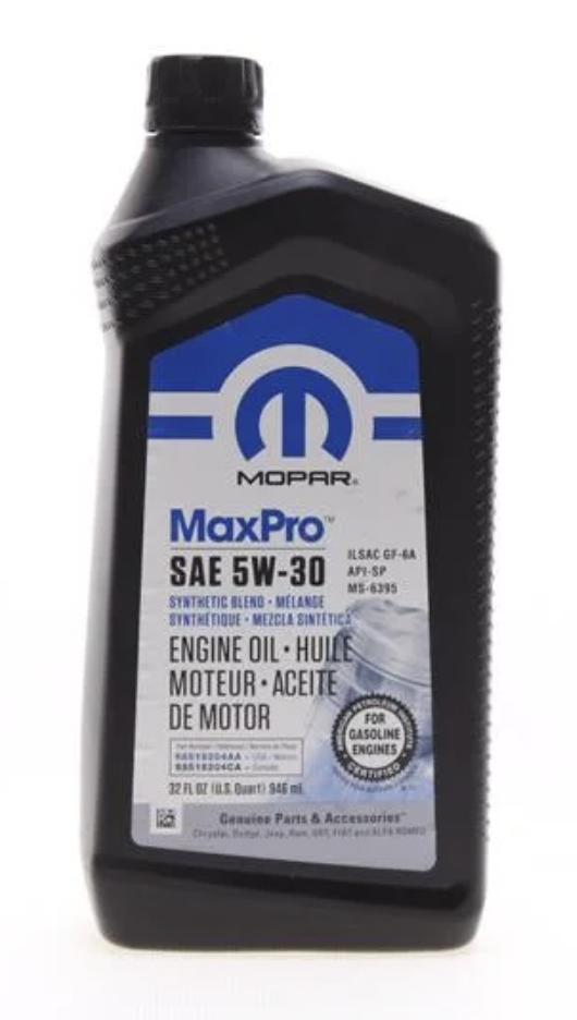 Mopar MaxPro 5W-30 0.946 л. 68518204AA