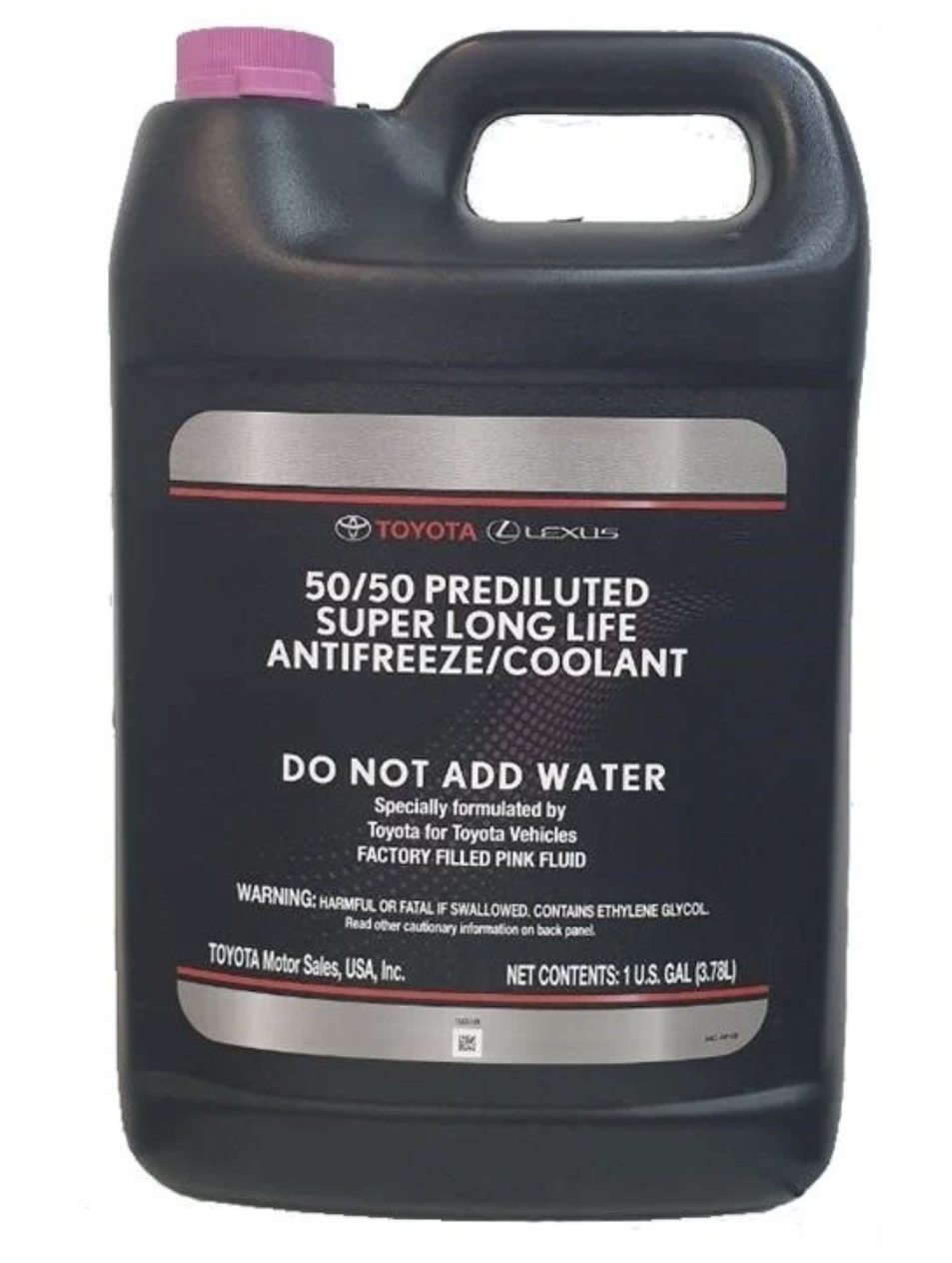 Toyota Super LL Coolant (рожевий, готовый -37°С) 3.785 л. 00272SLLC2