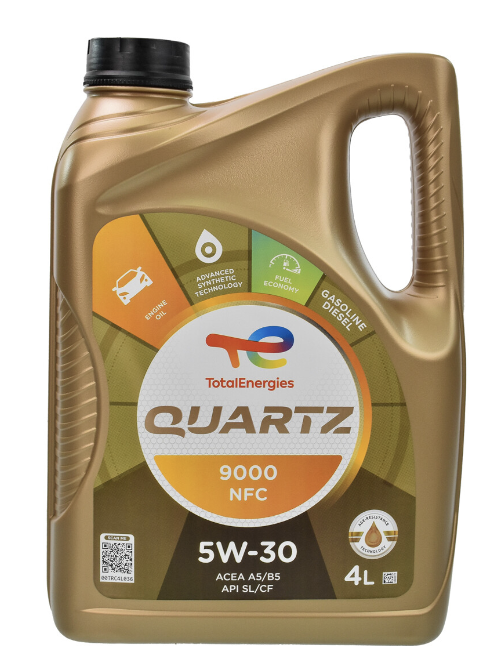 Total Quartz 9000 NFC 5W-30 4 л. 183450