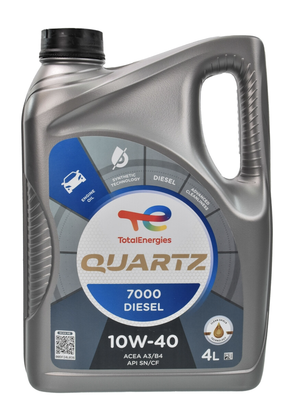 Total Quartz 7000 Energy 10W-40 4 л. 167638