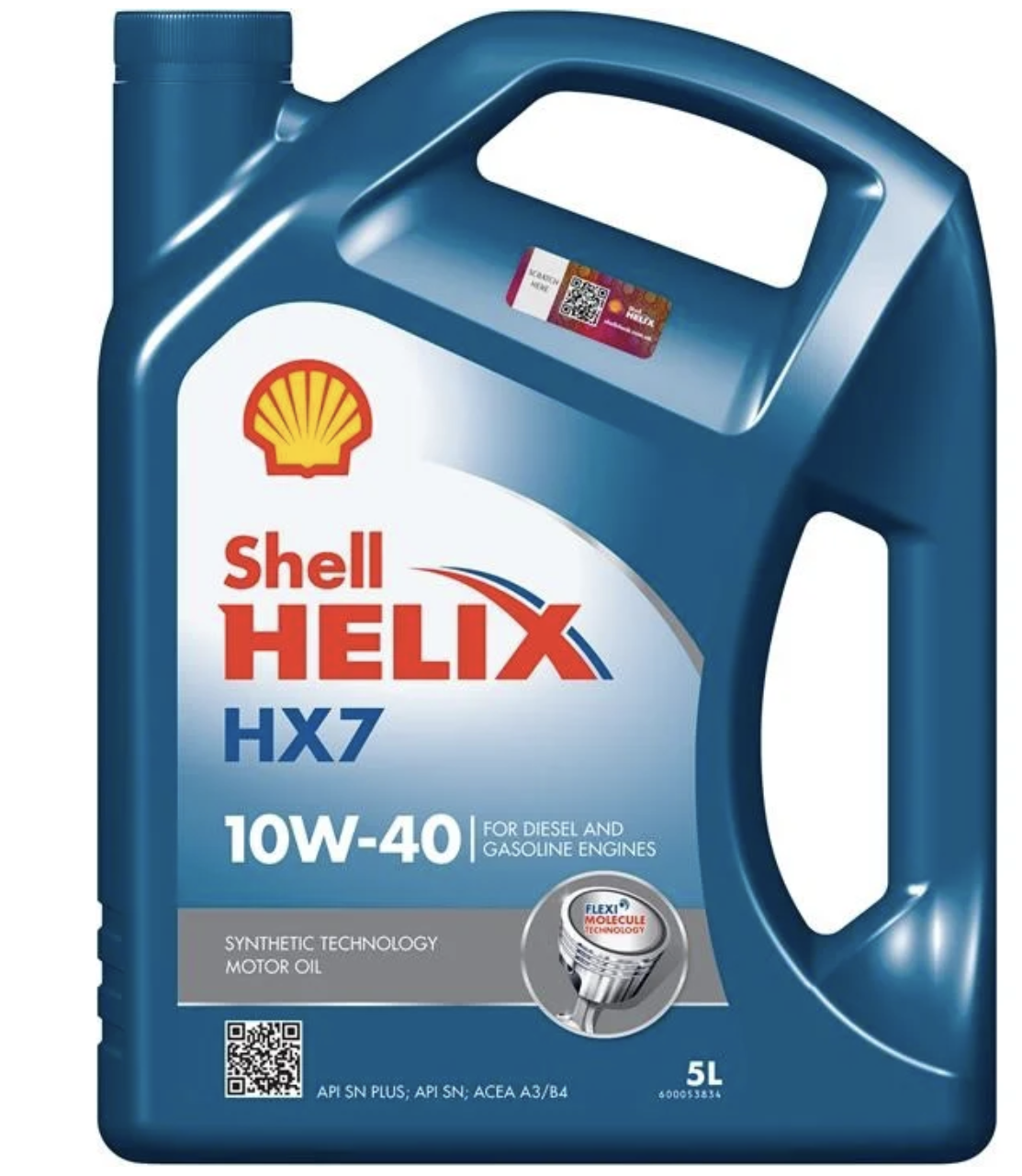 Олива моторна SHELL Helix HX7 10W-40 5л ТОВ-У512782