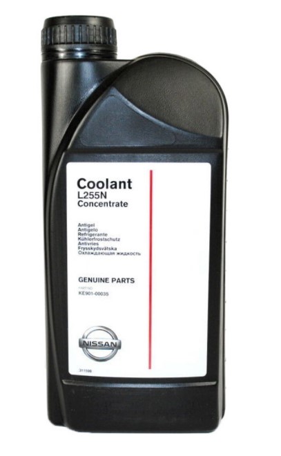 Nissan Coolant L255N Concentrate (синій, концентрат -80°С) 1 л. KE90100035