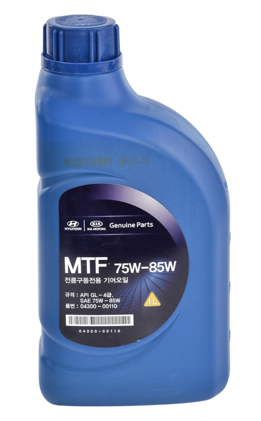 MOBIS (Hyundai, Kia) MTF 75W-85W GL-4 1 л. 0430000110
