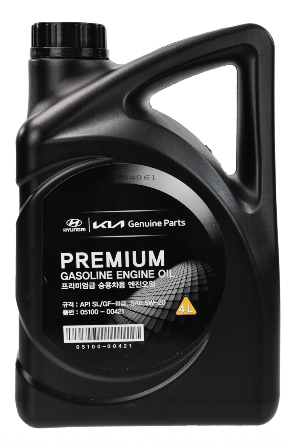 MOBIS (Hyundai, Kia) Premium Gasoline SL 5W-20 4 л. 0510000421