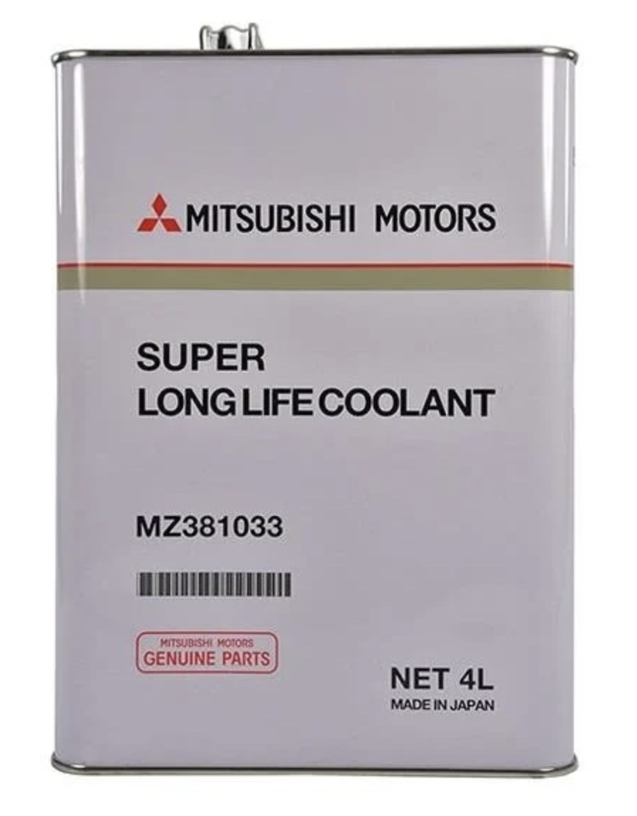 Mitsubishi Long Life Antifreeze Coolant (зелений, концентрат -74°С) 4 л. MZ381033