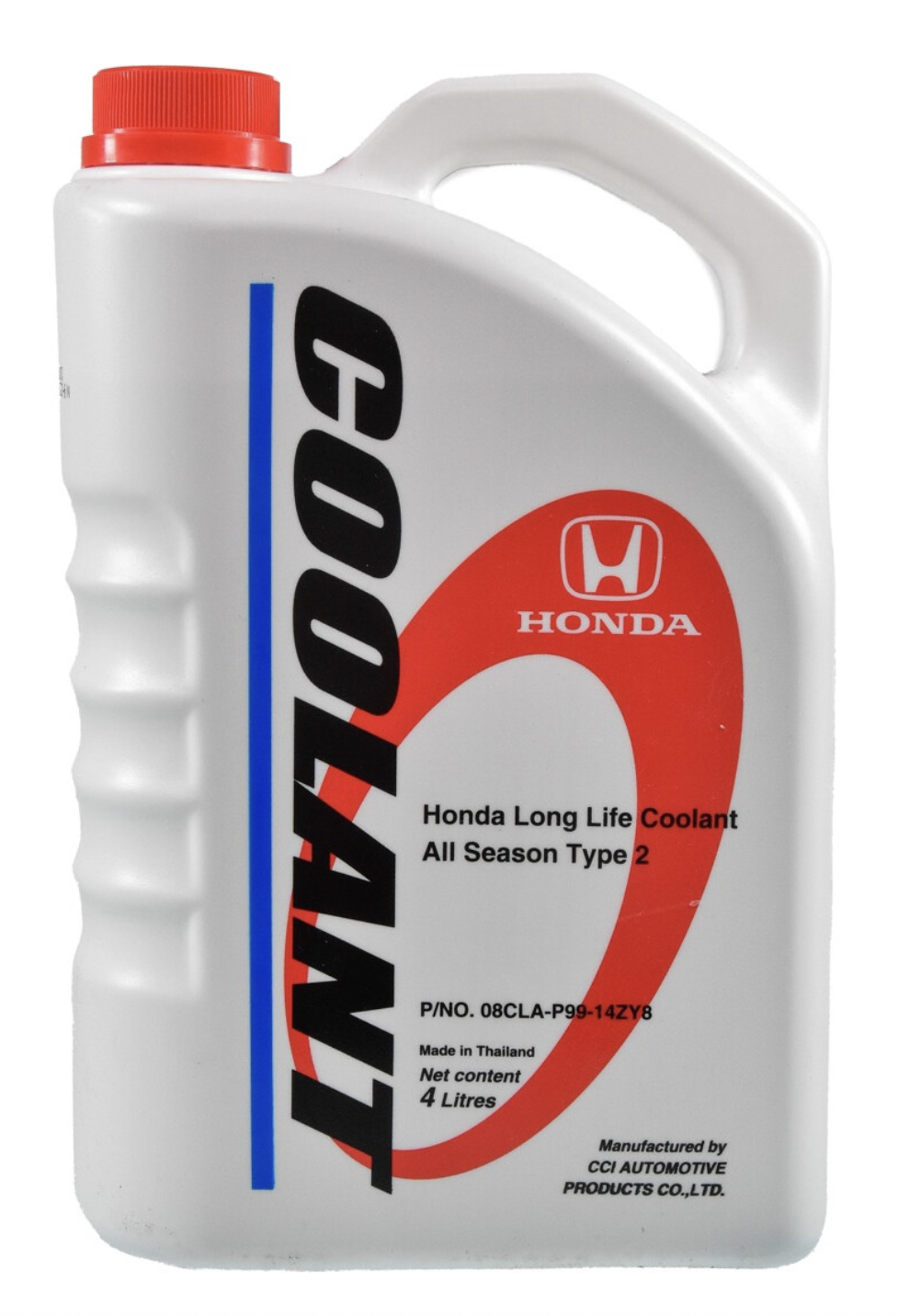 Honda Антифриз long life type-2 (синій, готовий -40°С) 4 л. 08CLAP9914ZY8