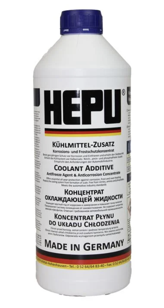 Hepu Antifreeze G11 (синій, концентрат -76°С) 1.5 л. P999