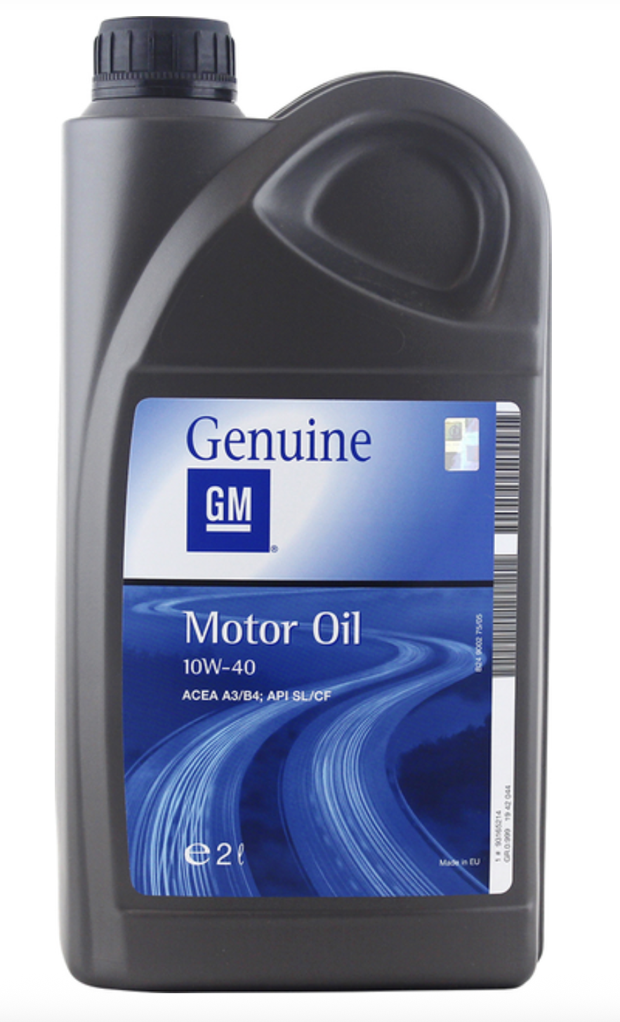 GM Motor Oil 10W-40 2 л. General Motors 93165214