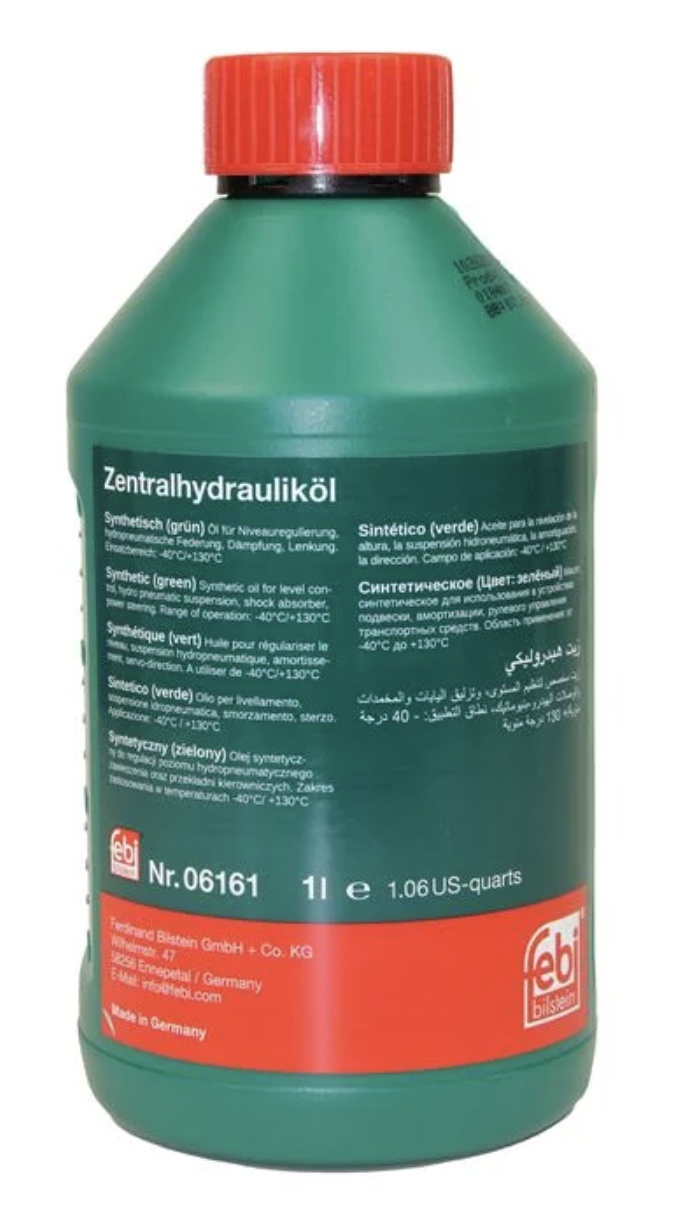 Febi Рідина ГУР зелена синтетика 1 л. Febi Bilstein 06161