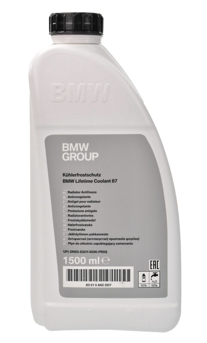 BMW Antifreeze (синій, концентрат -80°С) 1.5 л. 83515A6CDD7